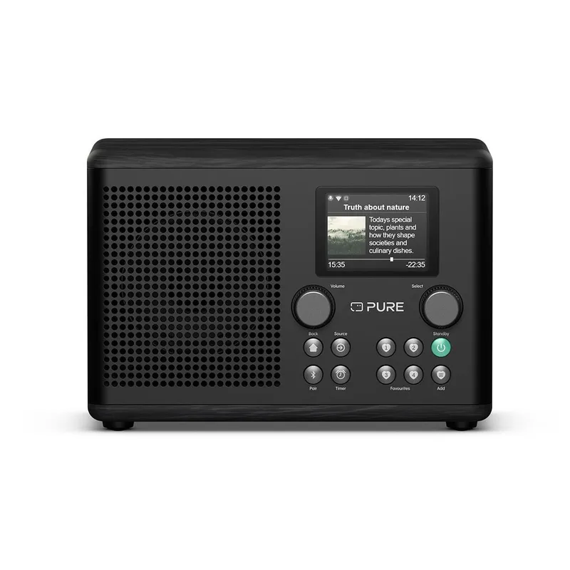 Pure Classic H4i Schwarz/Esche DAB+ Internetradio – Produktbild 1 von 1