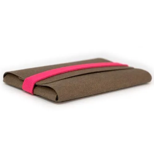ANDERS & KOMISCH ANDERS & KOMISCH Veganes Kreditkartenetui - Cardholder mit Münzfach - TINY Braun, Pink, – Produktbild 4 von 4