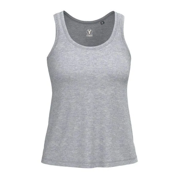 YTWOO YTWOO Slim Fit Damen Top, Oxford grey, – Produktbild 1 von 3