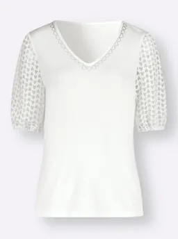Witt V-Shirt ecru – Produktbild 1 von 1