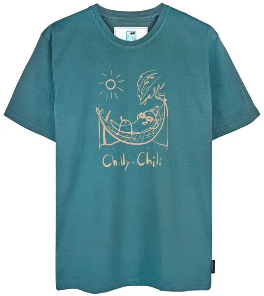 Gary Mash GARY MASH Shirt Chilly in der Hängematte aus Bio-Baumwolle, Seeblau (blau), – Produktbild 1 von 4
