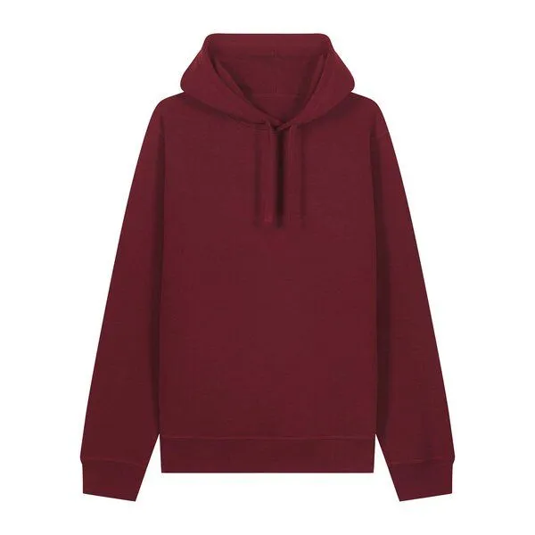 YTWOO YTWOO Unisex Kapuzenpullover mit Seitentaschen aus Bio Baumwolle und recyceltem PET, Burgundy, – Produktbild 1 von 3