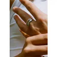 Bound Studios Bound Studios Damen vegan Ring Der Bobbie Sterling Silber – Produktbild 1 von 1
