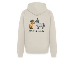 Spreadshirt Sweatjacke Hütehunde Hunde Wortspiel Kapuzenjacke Herren (1-tlg) – Produktbild 1 von 1