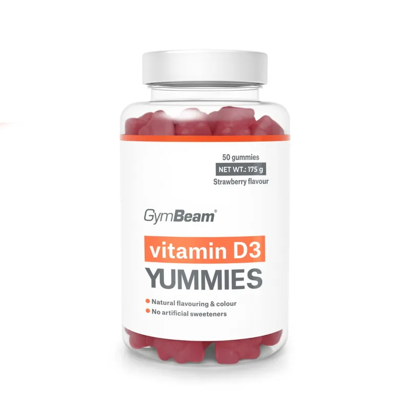 GymBeam GymBeam Vitamin D3 Yummies 50 Kapseln Erdbeere – Produktbild 1 von 1