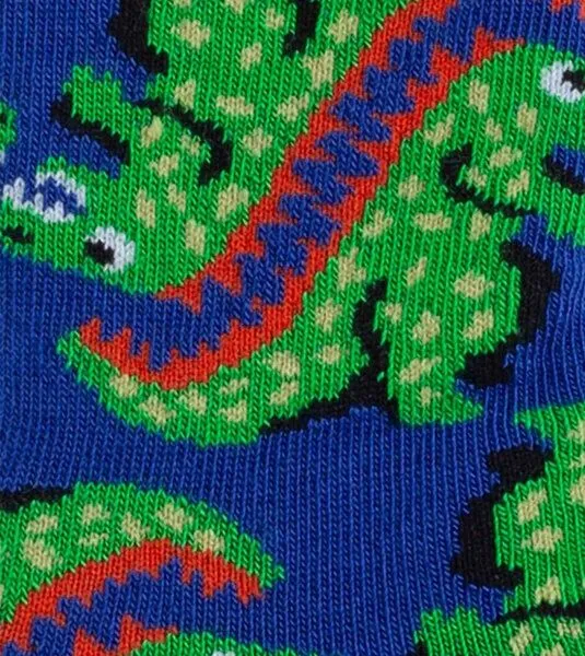 DillySocks DillySocks Kindersocken Lil Ur Ex the T Rex aus Biobaumwoll-Mix, Blau, – Produktbild 2 von 3