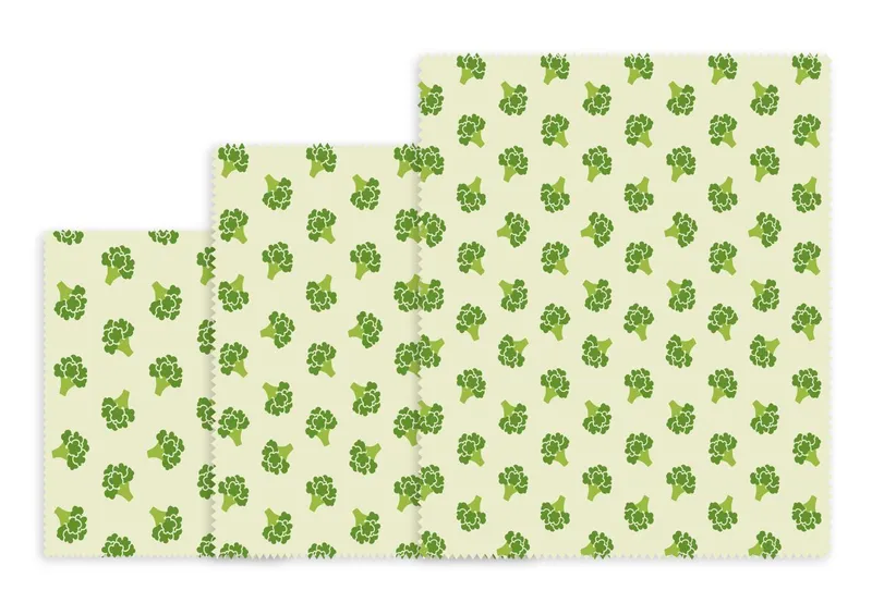 nuts innovations nuts innovations Bienenwachstuch 3er Set Gemüse – Produktbild 1 von 2