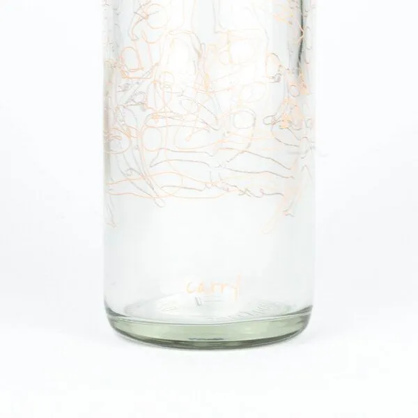 Carry Bottles Carry Bottles Glastrinkflasche 0.7l, Inhale & exhale, – Produktbild 4 von 4