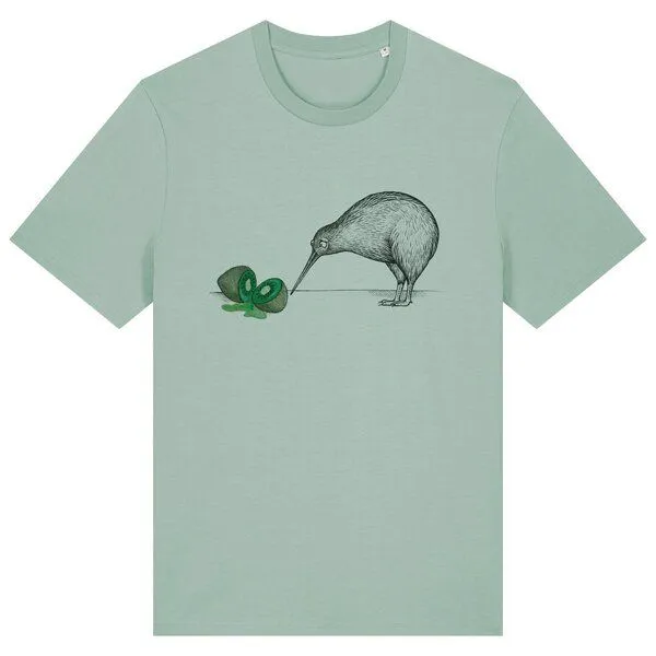 LIGARTI T-Shirt – Zwei Kiwis – LIGARTI Tiermanufaktur, Mintgrün, – Produktbild 1 von 2