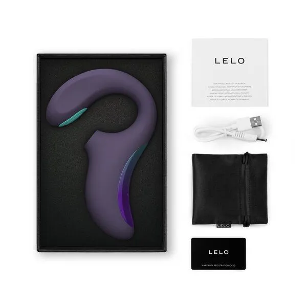LELO Dreifach-Vibrator mit DeepSonic-Technologie - LELO ENIGMA Double Sonic, Cyber purple (purple), – Produktbild 2 von 4