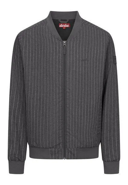 derbe derbe Übergangsjacke „Blousby Pinstripe“, Asphalt melange, – Produktbild 2 von 4