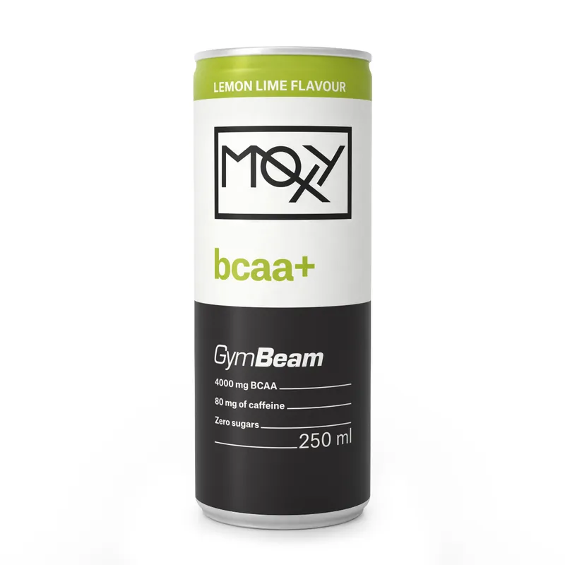 GymBeam Energy GymBeam MOXY bcaa+ Energydrink (250 ml) Zitrone Limette – Produktbild 1 von 1