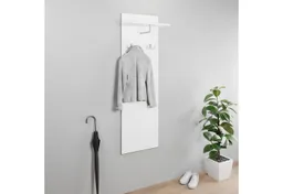 OTTO home Garderobenpaneel Paris (1 St), Wandgarderobe mit Doppelhaken und Kleiderstange (B/T/H): 40/21,5/130cm – Produktbild 1 von 1