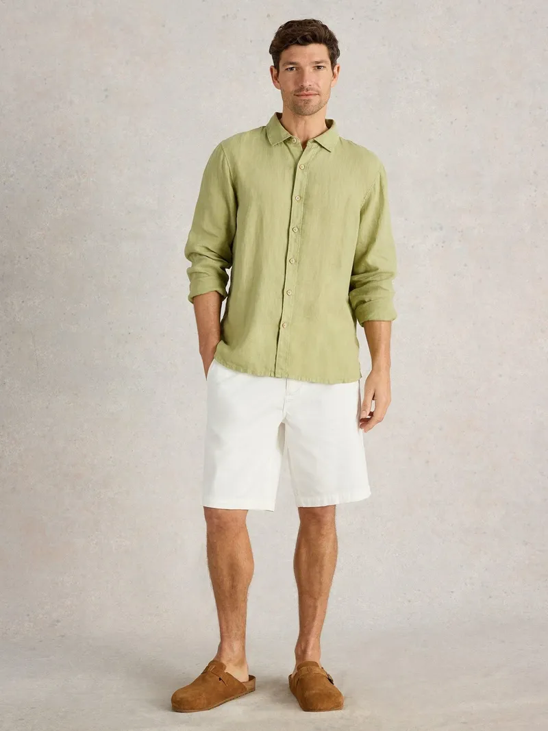 White Stuff Chino-Shorts aus Bio-Baumwolle - 36/R, Weiß, – Produktbild 2 von 4