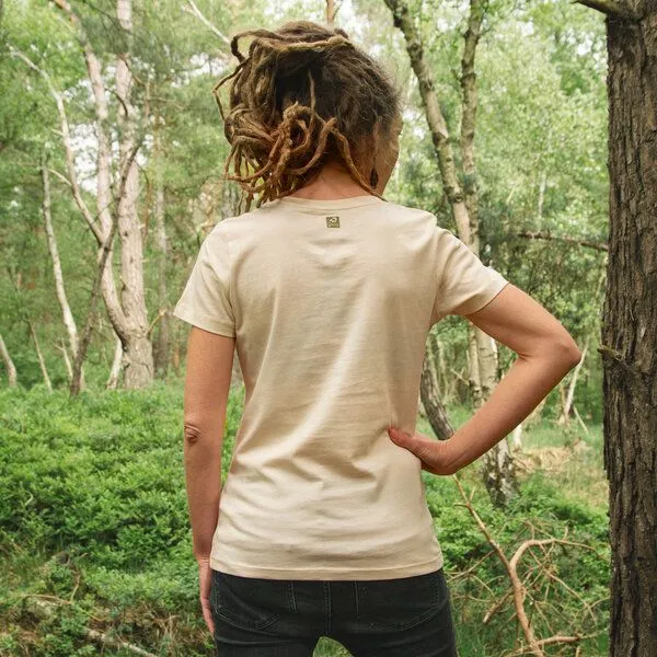 Cmig Cmig Tanne T-Shirt Damen aus Biobaumwolle, Natural raw, – Produktbild 4 von 4