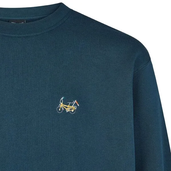 Iriedaily Iriedaily Bonacycle Crewneck, Dark orion (blau), – Produktbild 2 von 3
