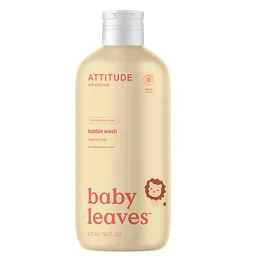 Attitude Attitude Baby Leaves Bubble Wash - Schaumbad Birnen Nektar – Produktbild 1 von 1