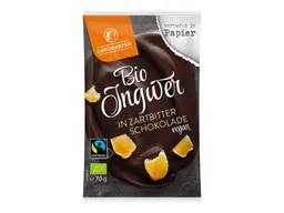Landgarten Landgarten Bio-Ingwer in Zartbitter-Schokolade, 70 g – Produktbild 1 von 1