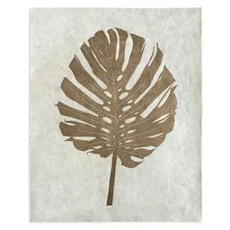 Veskor Cassiopeia Veskor Cassiopeia MONSTERA DELICIOSA Botanischer Linoldruck | 40 x 50 cm | Gold auf Naturweiß – Produktbild 1 von 1