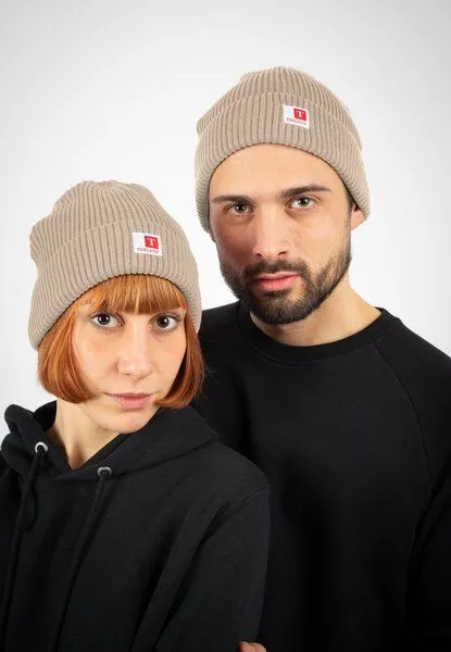 TORLAND TORLAND Beanie FISHERMAN, Braun (heather sand), – Produktbild 1 von 3