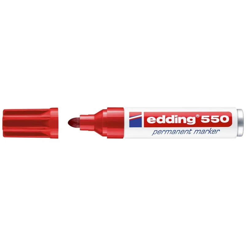 Edding Edding Permanetmarker "550" rot – Produktbild 3 von 4