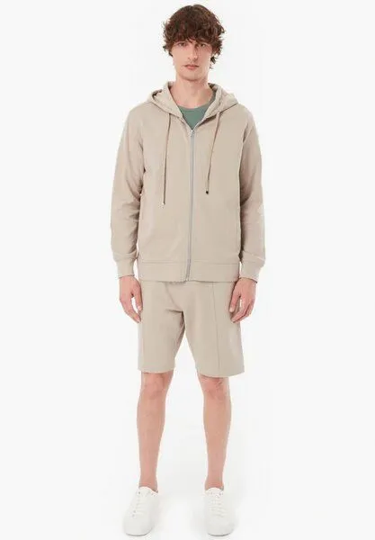 ORGANICATION ORGANICATION Sweatshorts aus TENCEL Modal und Bio-Baumwolle, Sand, – Produktbild 1 von 4