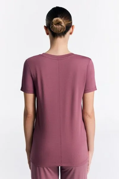 True North True North Damen Kurzarmshirt aus Bio-Baumwolle & Tencel Modal T1100, Nocturne, – Produktbild 2 von 2