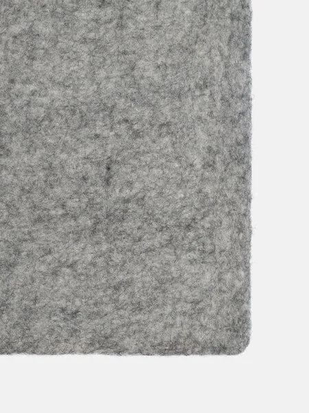 myfelt myfelt Filzteppich rechteckig, 100% reiner Schurwolle, Grau meliert (carl), – Produktbild 1 von 4