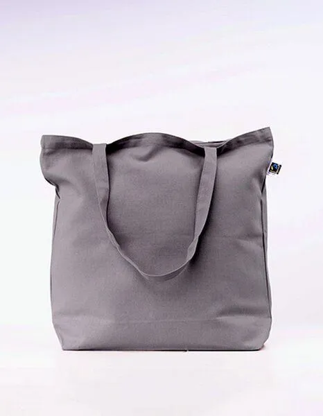 Printwear Printwear Twill-Tasche mit stabilem Bodenstoff, Hellgrau, – Produktbild 1 von 1