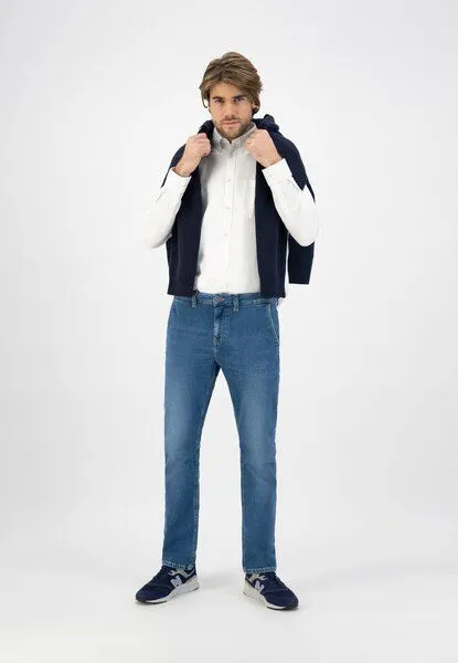 MUD Jeans MUD Jeans Herren Chino "Block Chino - Stone Blue", Stone blue, – Produktbild 3 von 4