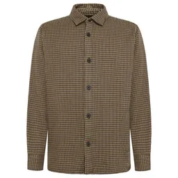 KnowledgeCotton Apparel KnowledgeCotton Apparel Langarm-Hemd Loose houndtooth overshirt – Produktbild 1 von 1