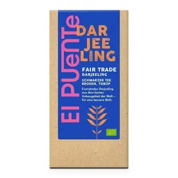 El Puente El Puente Darjeeling - Bio-Schwarztee lose Broken, TGBOP | Fair Trade | Bio-zertifiziert | Vegan | Glutenfrei – Produktbild 1 von 1