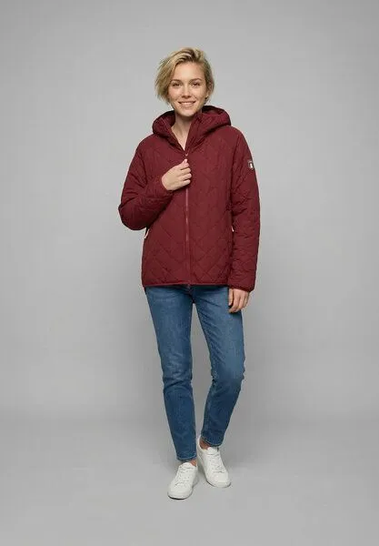 derbe derbe Steppjacke „Quiltby Short“, Rhubarb, – Produktbild 3 von 3