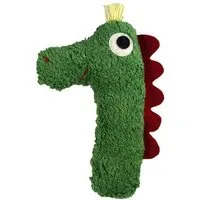 Pat und Patty Pat und Patty Bio Greifling mit Rassel "Drache" , 100 % Baumwolle-kbA/GOTS – Produktbild 1 von 1
