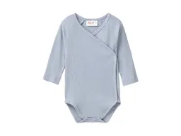 People Wear Organic People Wear Organic Langarm-Wickelbody blaugrau Gr. 62/68 – Produktbild 1 von 1
