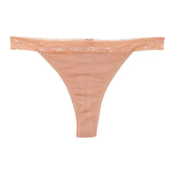 Underprotection Underprotection Bea Strings, 3-Pack, aus Lyocell, Beige, – Produktbild 2 von 3