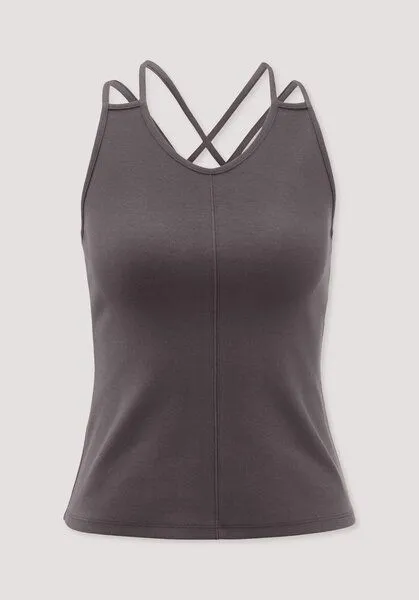 hessnatur hessnatur Top Fitted ACTIVE COMFORT aus Bio-Baumwolle, Mauvebraun, – Produktbild 4 von 4