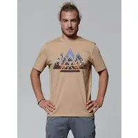 watapparel watapparel T-Shirt Unisex Geometric Landscape, Latte, – Produktbild 1 von 1