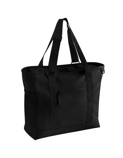 BagBase BagBase Circuit Gym Bag 22 Liter Volumen aus recyceltem Polyester, Schwarz, – Produktbild 2 von 3
