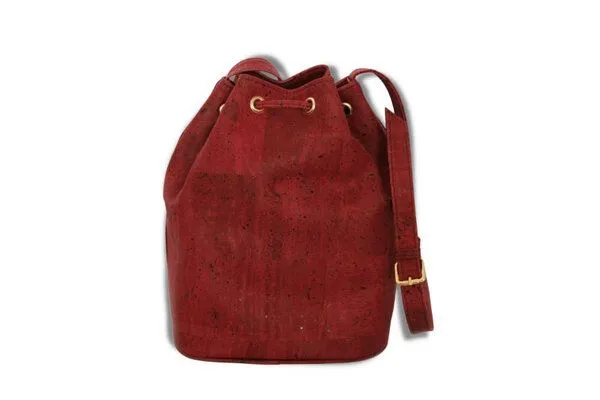 MATES OF NATURE MATES OF NATURE Korktasche Bucket Bag in Red Grape (rot) – Produktbild 3 von 4