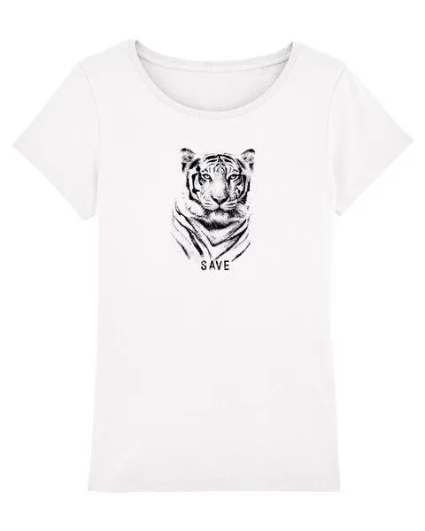Human Family Human Family Bio Damen T-Shirt "Faith - Tiger" – Produktbild 1 von 2