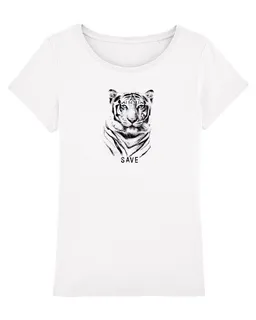 Human Family Human Family Bio Damen T-Shirt "Faith - Tiger" – Produktbild 1 von 1
