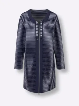 feel good Longjacke marine-weiß-geringelt – Produktbild 1 von 1