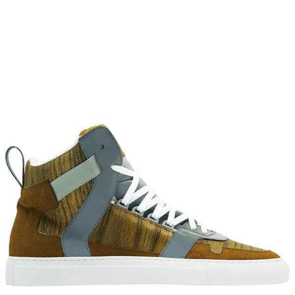 nat-2 vegane hohe Sneaker aus Holz "nat-2 Wood Cube brown" – Produktbild 1 von 4