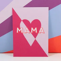 Bow & Hummingbird Bow & Hummingbird Postkarte Mama – Produktbild 1 von 1