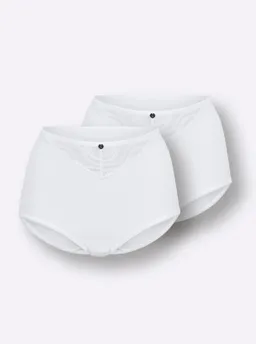 wäschepur Taillenslip 2x weiß – Produktbild 1 von 1