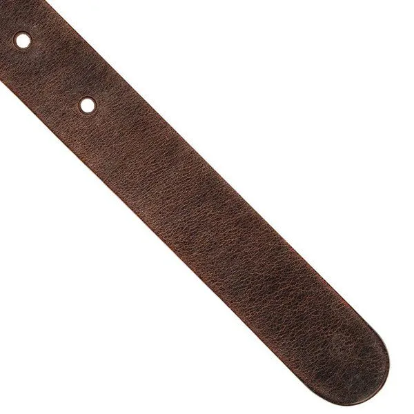 Simaru Simaru MACEIO Ledergürtel aus pflanzlich gegerbtem Naturleder (2,5 cm)-EU, Braun-used, – Produktbild 4 von 4