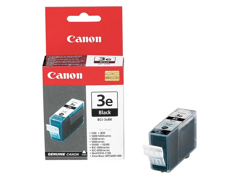 Canon Canon Tintenpatrone BCI-3eBk schwarz – Produktbild 1 von 1