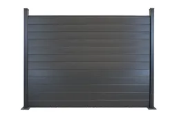 woodstore24 Einzelelement Aluminium Zaun / Sichtschutz / Steckzaun / RAL 7016 20 x 150 x 2500 mm (Serie WoodoFehmarn) – Produktbild 1 von 1