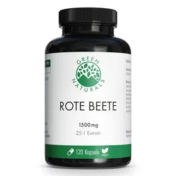 Green Naturals GREEN NATURALS® Rote Beete-Extrakt 1500 mg Kapseln vegan – Produktbild 1 von 1
